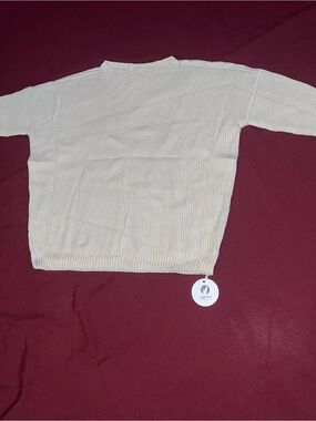 Ugerlov Vintage-Inspired Cream Women's Knit Sweater Size S/M